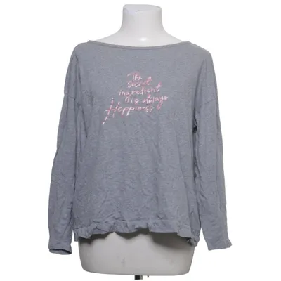 Långärmad t-shirt (Grå) från Up Fashion Bomull, Metallfiber, Viskos