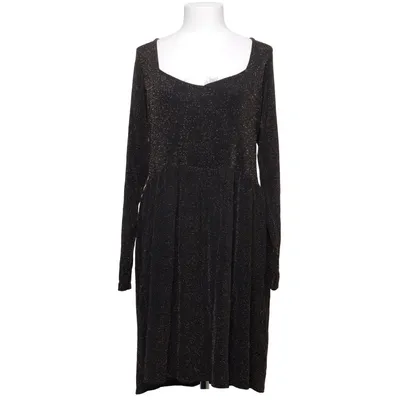 Klänning (Svart, Guldfärgad) från Limited Collection Elastan, Metallfiber, Polyamid