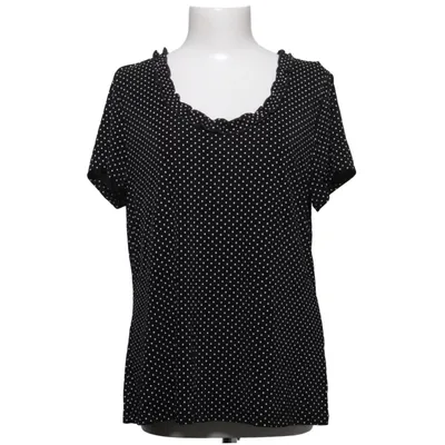 Top (Black, White) from Dressbarn Elastane, Polyamide