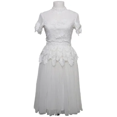 Klänning (Vit) från Miss Selfridge Nylon, Polyester