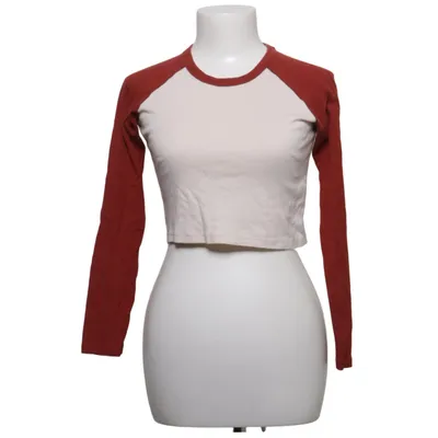Baseball Hemd (Beige, Rot) von Subdued Baumwolle