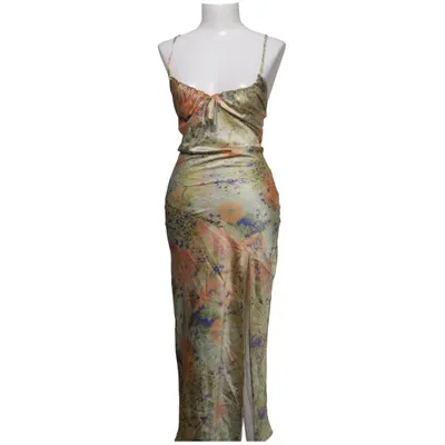 Maxikleid (Gelb, Mehrfarbig) von Reclaimed Vintage Polyester