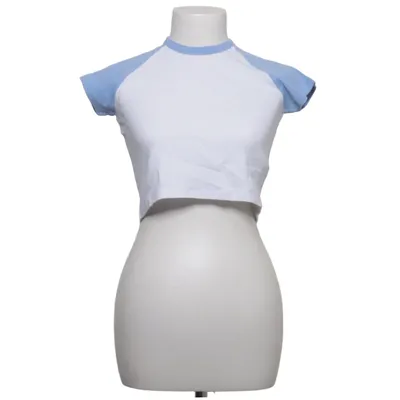 Crop top (Blauw, Wit) van Subdued