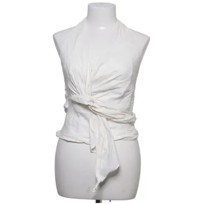 Halternecktopp (Vit) från Zara Elastan, Linne, Polyamid