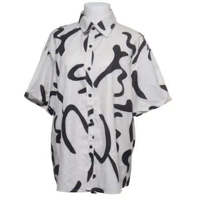 Korte mouwen shirt (Beige, Zwart) van Salant Polyester