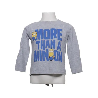 Lange mouwen shirt (Grijs) van Minions Elastaan, Polyester