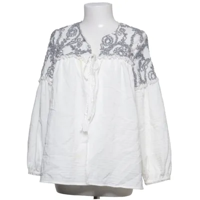 Blus (Vit, Blå) från Zara Bomull