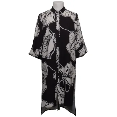 Shirt dress (Black, White) from Coconuda Elastane, Polyester