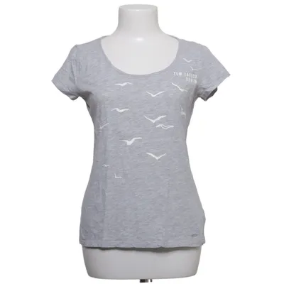 T-shirt (Grijs) van Tom Tailor Denim Katoen, Viscose