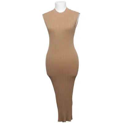 Långklänning (Beige) från Amisu Knitwear Polyester, Viskos