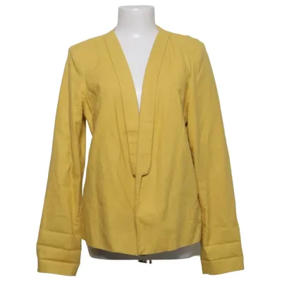 Blazer (Jaune) de Forever 21 Contemporary Coton, Lin, Polyester