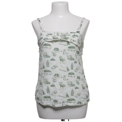 Tank Top (White, Green) from Nice Things Paloma S. Viscose