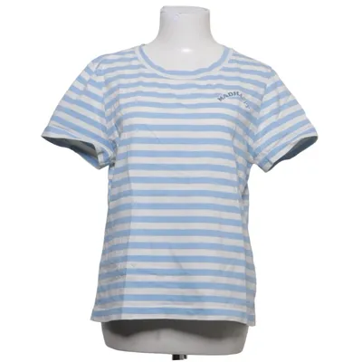 T-shirt (Blå, Hvid) fra Madhappy Bomuld