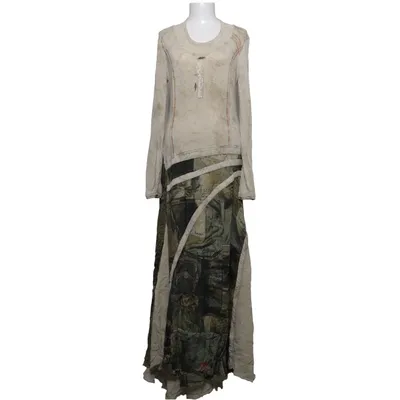 Dress (Beige, Green, Multicolored) from Elisa Cavaletti Elastane, Viscose, Wool