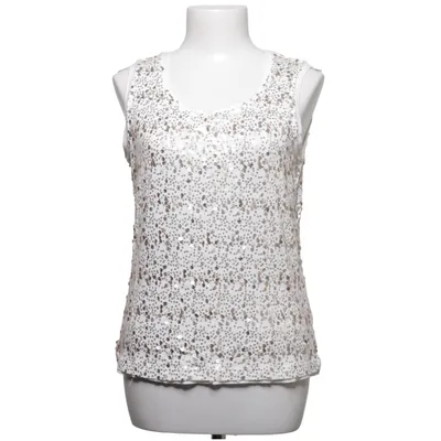 Tanktop (Wit, Zilver) van Laura Kent Elastaan, Viscose