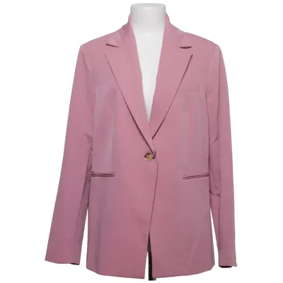 Blazer (Pink) from Mango Elastane, Polyester, Viscose