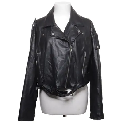 Biker jacket (Cropped Oversized Biker Jacket) from NLY Trend Polyester, Polyurethane