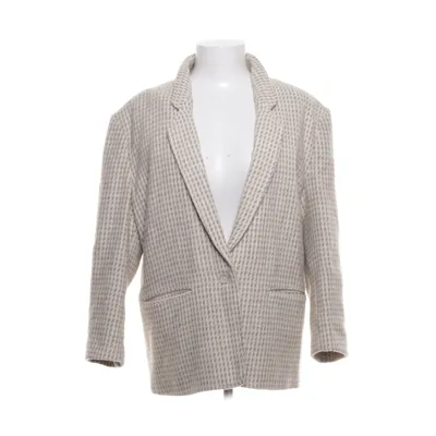 Blazer (Beige, Multicolored) from Colori Polyester, Wool