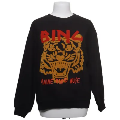 Sweatshirt (Sort, Flerfarvet) fra Anine Bing Økologisk bomuld