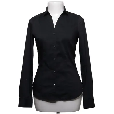 Shirt (Zwart) van H&M Modern Classic Katoen, Polyamide, Elastaan