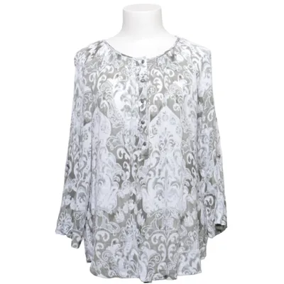 Blus (Grå, Vit, Flerfärgad) från Isolde Viskos