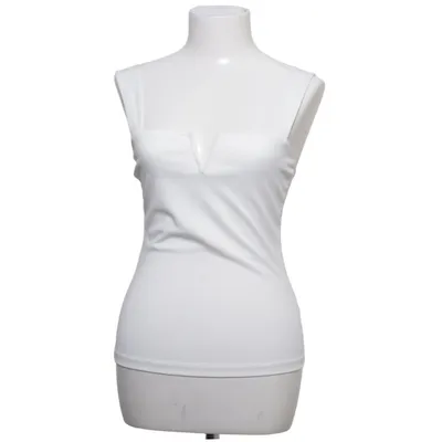 Tanktop  (Hvid) fra Chiara Forthi Elastan, Polyester