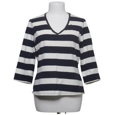 Långärmad t-shirt (Blå, Vit) från Joules Bomull, Elastan