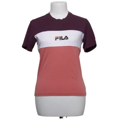 T-shirt (Lila, Wit, Roze) van Fila Katoen