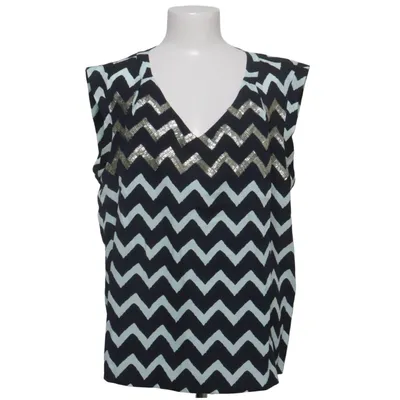 Top (Blå, Hvid) fra 123 Paris Polyester