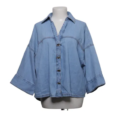 Denim blouse (Blauw) van Zara