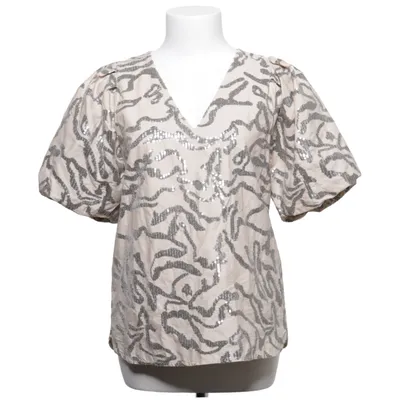 Topp (Beige, Silverfärgad) från Leveté Room Bomull, Polyester, Viskos