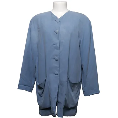 Jacket (Blue) from Oui Set Acetate, Silk