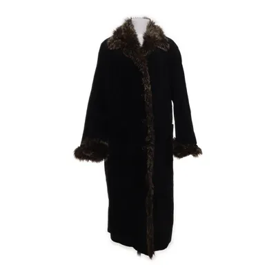 Manteau (Noir, Marron) de Arma Acétate, Cuir