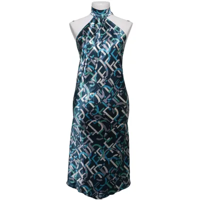 Halterneck dress (Blue, Green, Multicolored) from Please Polyester