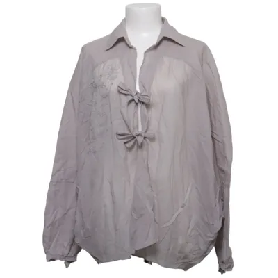 Blouse (Gray) from Braez Cotton