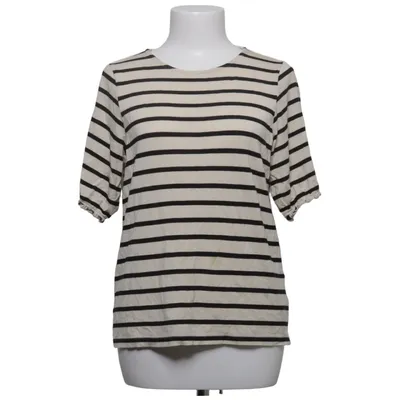 T-shirt (Zwart, Beige) van Aware by Vero Moda Elastaan, Lyocell