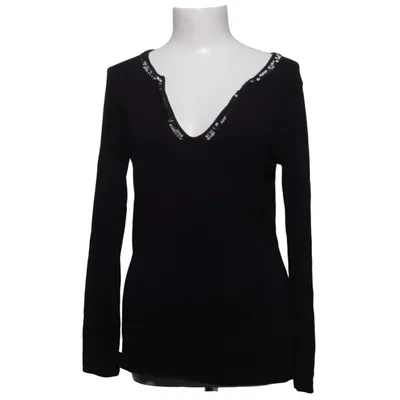 Top (Zwart) van Autre Ton Elastaan, Viscose