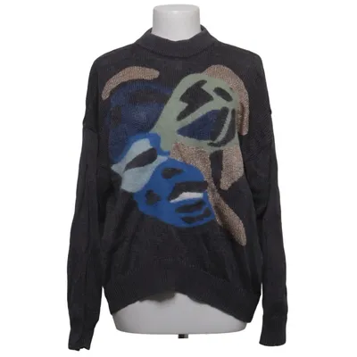Pull-over (Gris, Multicolore) de Cinnamon Angora, Coton, Viscose
