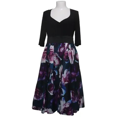 Robe (Noir, Violet, Rose) de Scarlett & Jo Élasthane, Polyamide, Polyester, Viscose