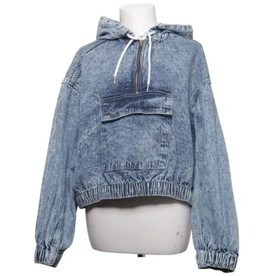 Huvtröja (Blå) från Boohoo Bomull