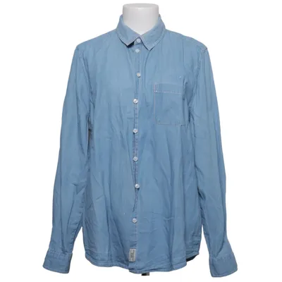 Denim blouse (Blauw) van DeVal Woman Katoen