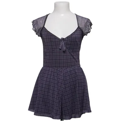 Jumpsuit (Purple, Black) from Urban Outfitters Elastane, Polyester