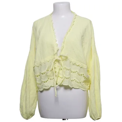 Blouse portefeuille (Jaune) de Amalfi Coton