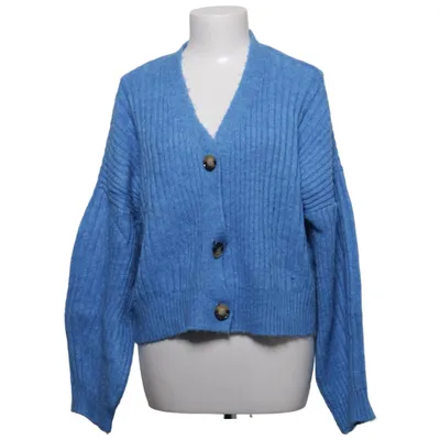 Strickjacke (Blau) von Chiquelle Acryl, Baumwolle