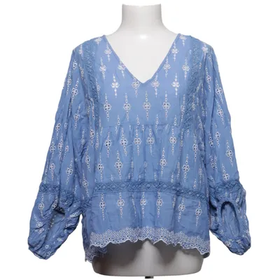 Blouse (Blauw) van Ellos Katoen