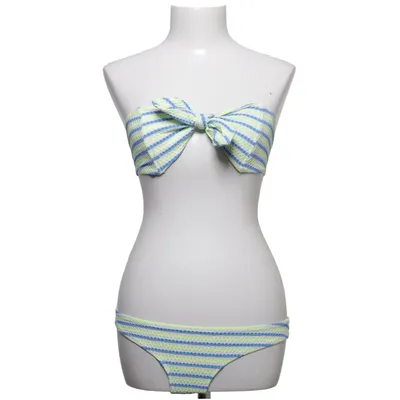 Bikini (Blå, Gul, Vit) från Lisa Marie Fernandez Elastan, Polyamid, Polyester