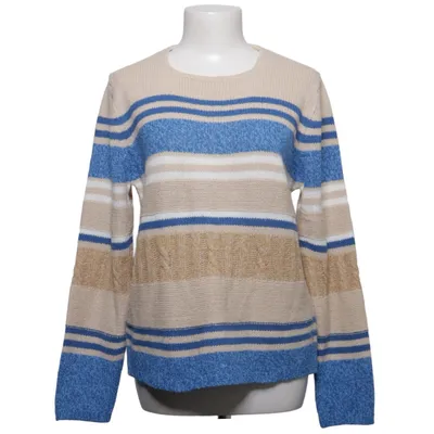 Sweater (Beige, Blue, White) from Priima Parte Acrylic