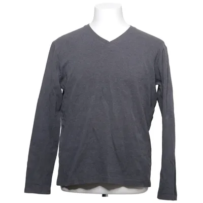 Langærmet t-shirt (Grå) fra Uniqlo Bomuld
