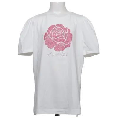 T-shirt (Vit, Rosa) från Monnalisa Bomull, Elastan