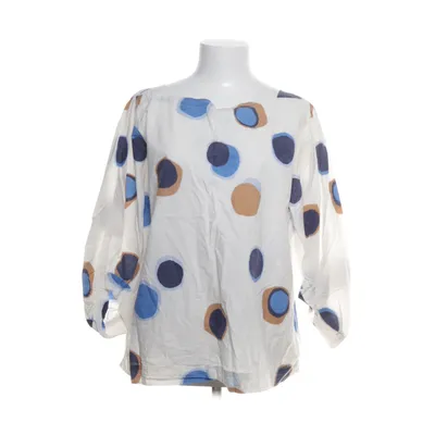 Blouse (Wit, Blauw, Bruin) van Masai Katoen